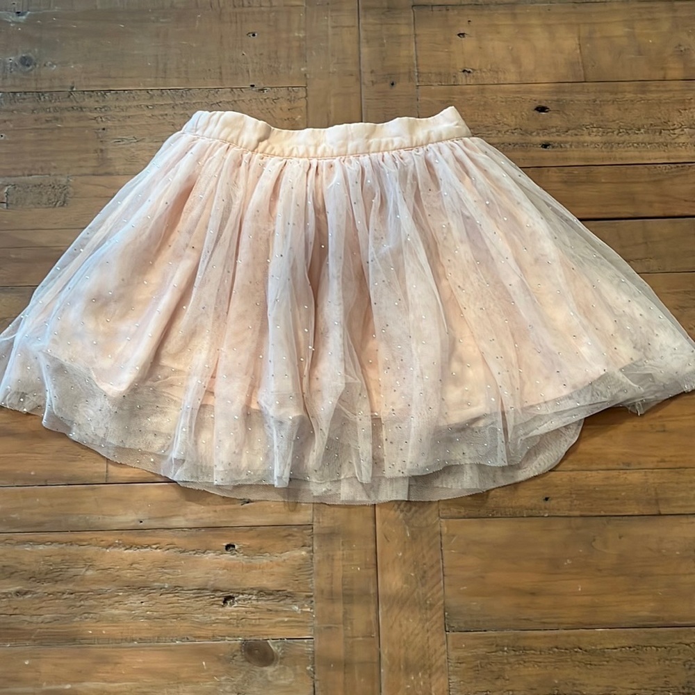 Stella McCartney pink silver metallic tulle skirt - Picture 2 of 8